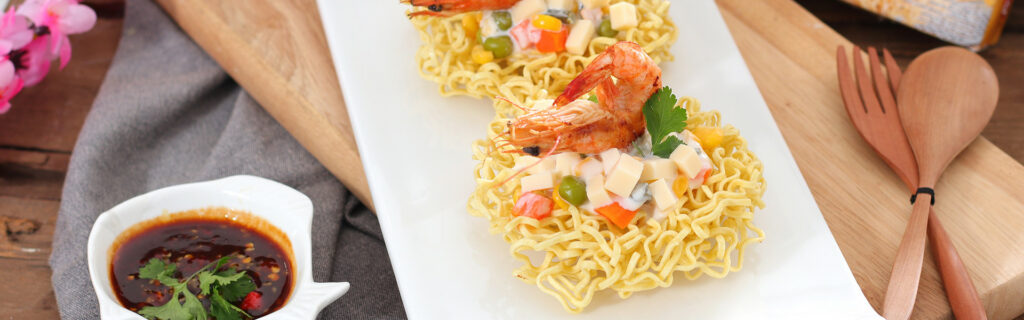 Ifumie Goreng Udang Saus Keju