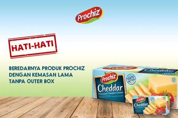PRESS RELEASE: CIRCULATION OF PROCHIZ PRODUCTS IN OLD PACKAGING WITHOUT OUTER BOX