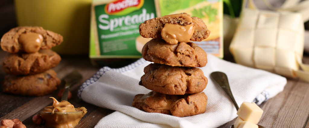Salted Cheese Peanut Butter Cookies